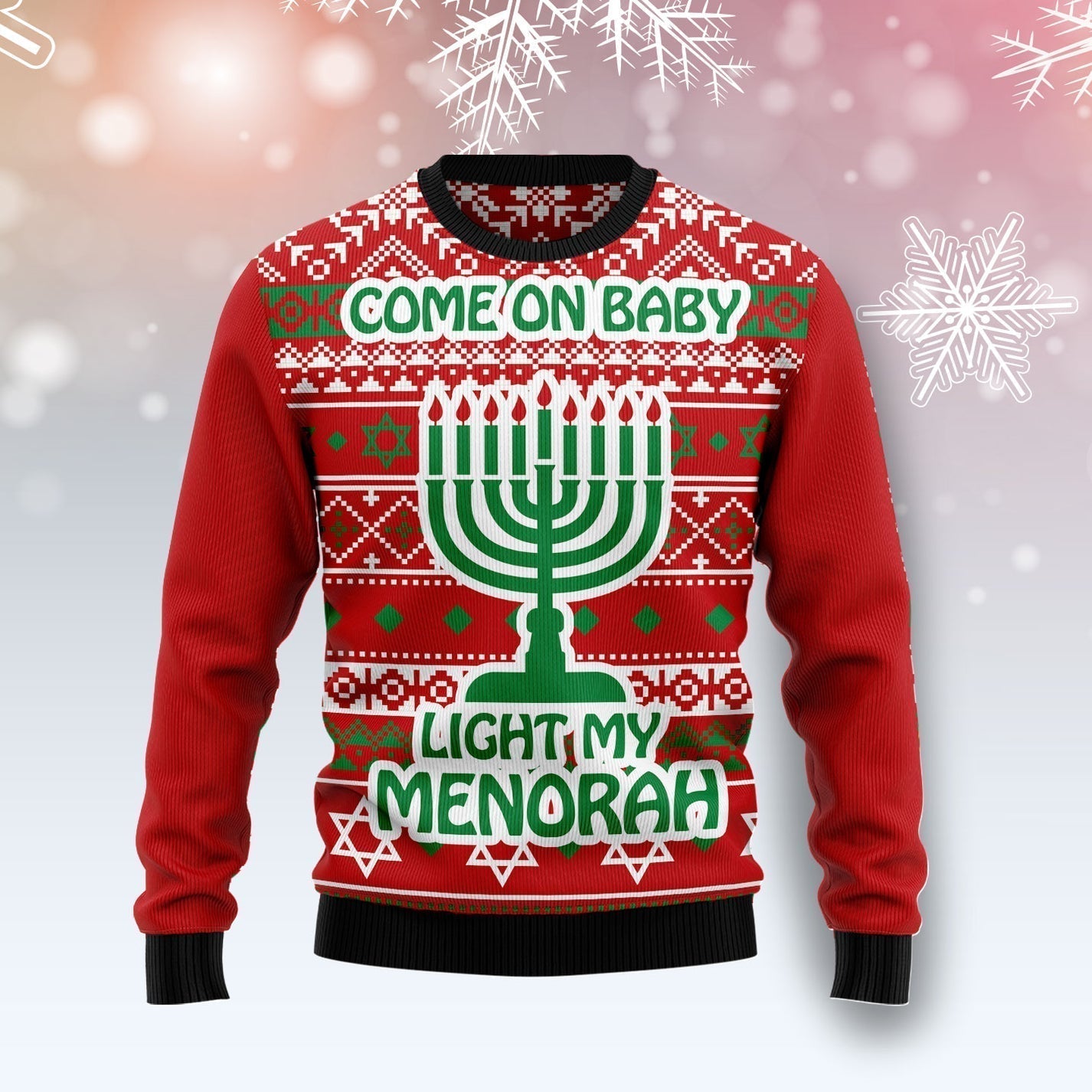 Come On Baby Ugly Christmas Sweater For Men & Women Christmas Gift Sweater US1886 - WeCustomit