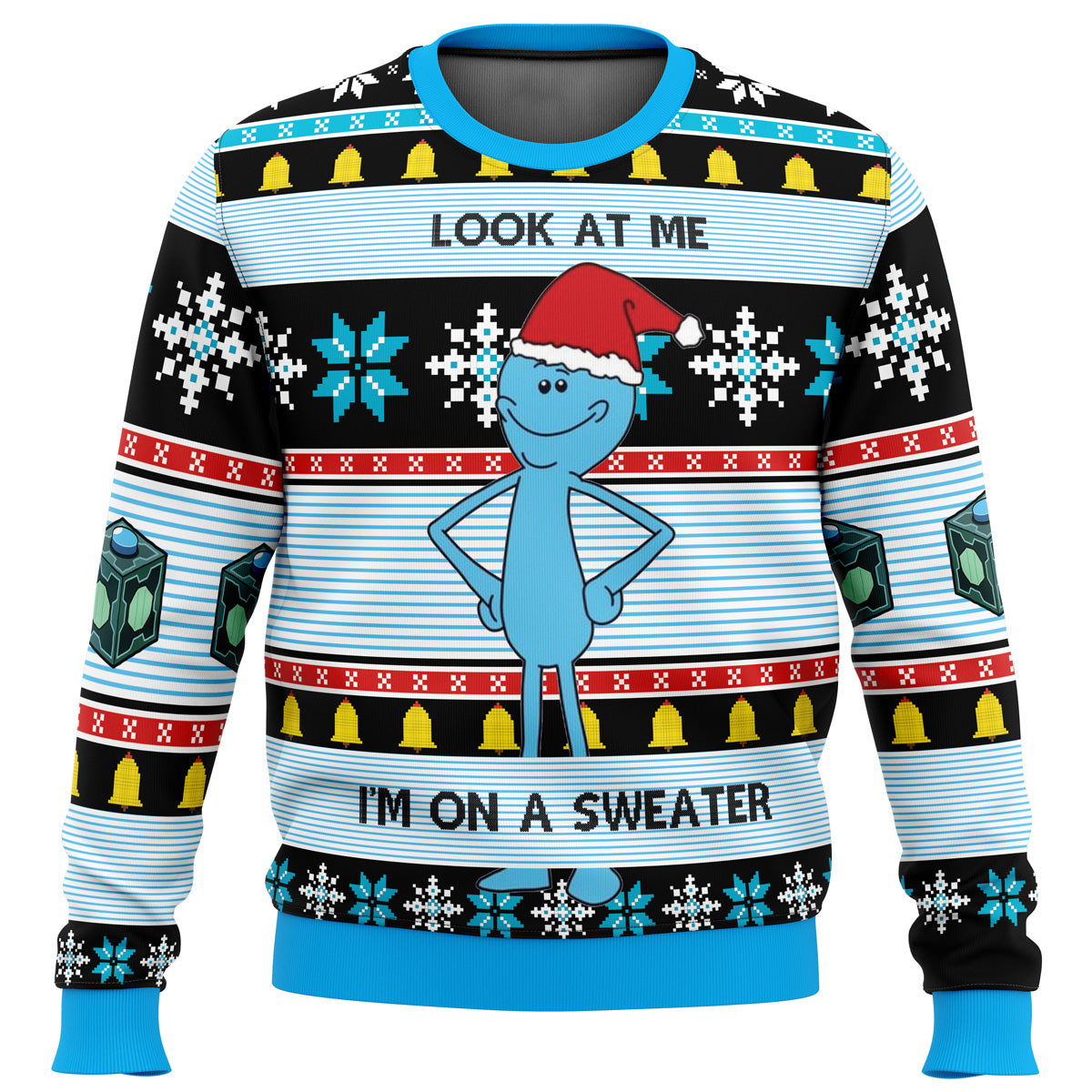 Mr. Meeseeks Ugly Christmas Sweater - WeCustomit