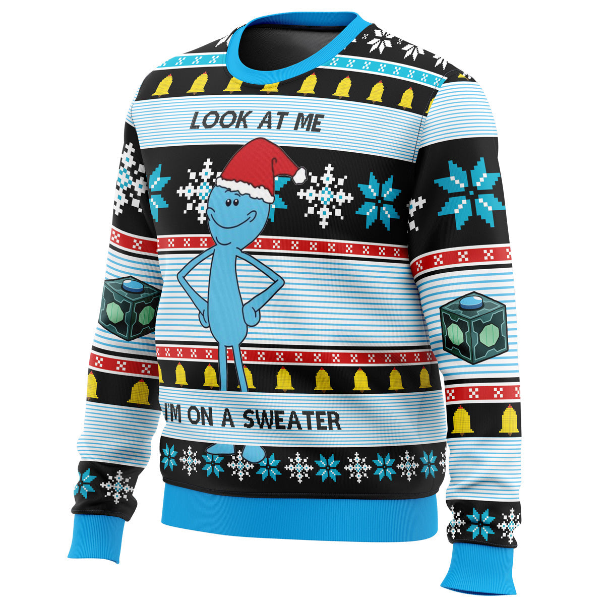 Mr. Meeseeks Ugly Christmas Sweater - WeCustomit