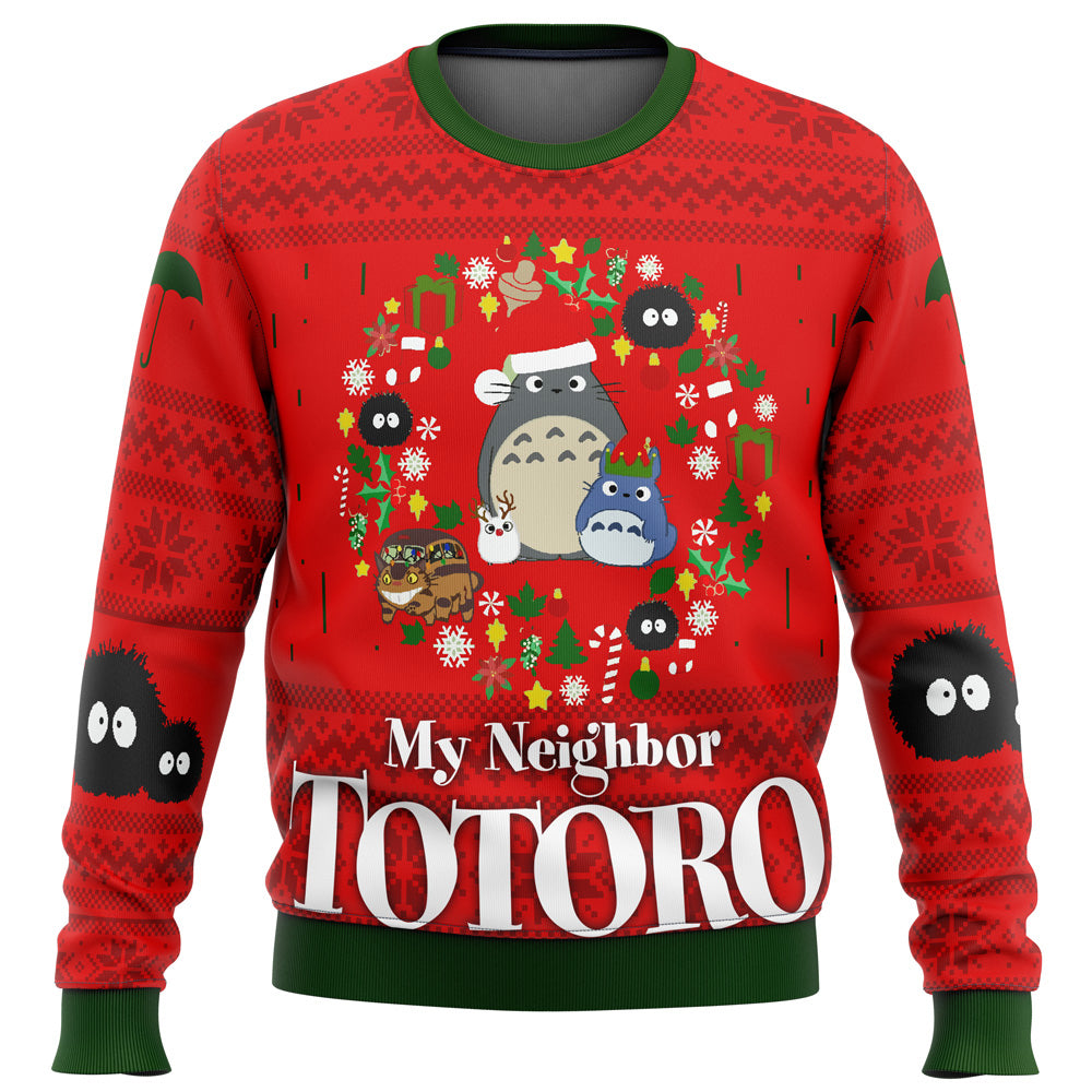 My Neighbor TOTORO CHRISTMAS Ugly Christmas Sweater - WeCustomit