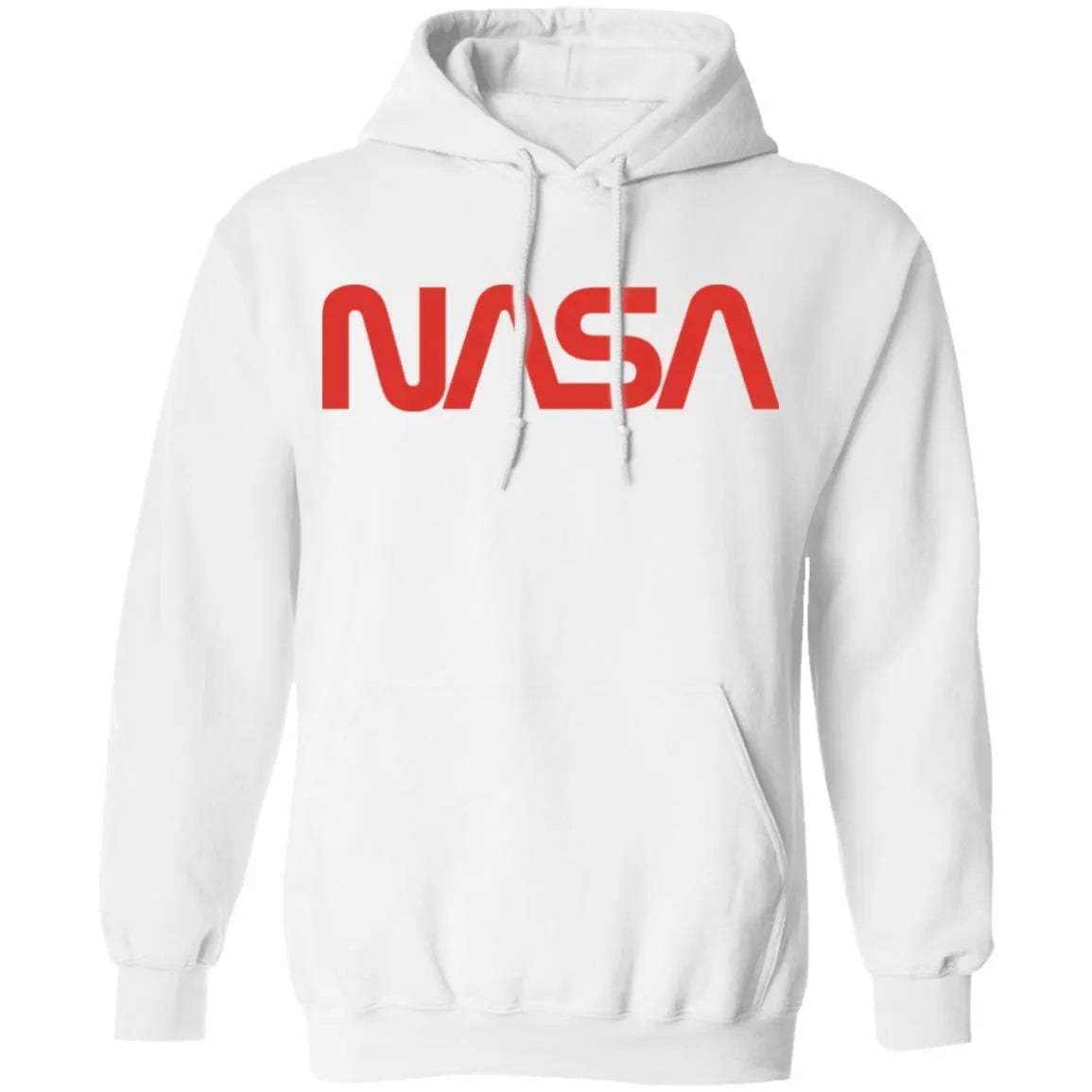 Nasa Hoodie Mens Red - WeCustomit