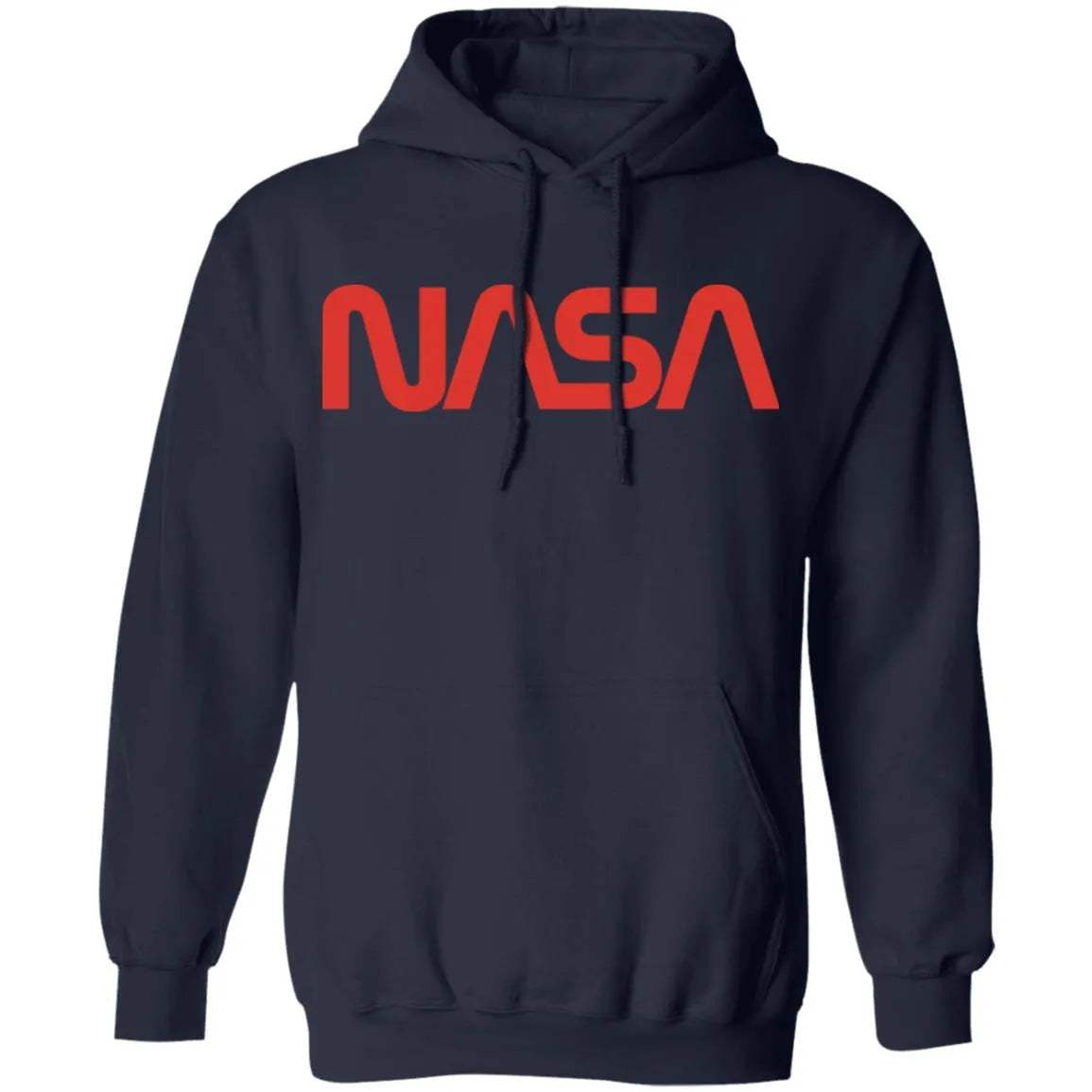 Nasa Hoodie Mens Red - WeCustomit
