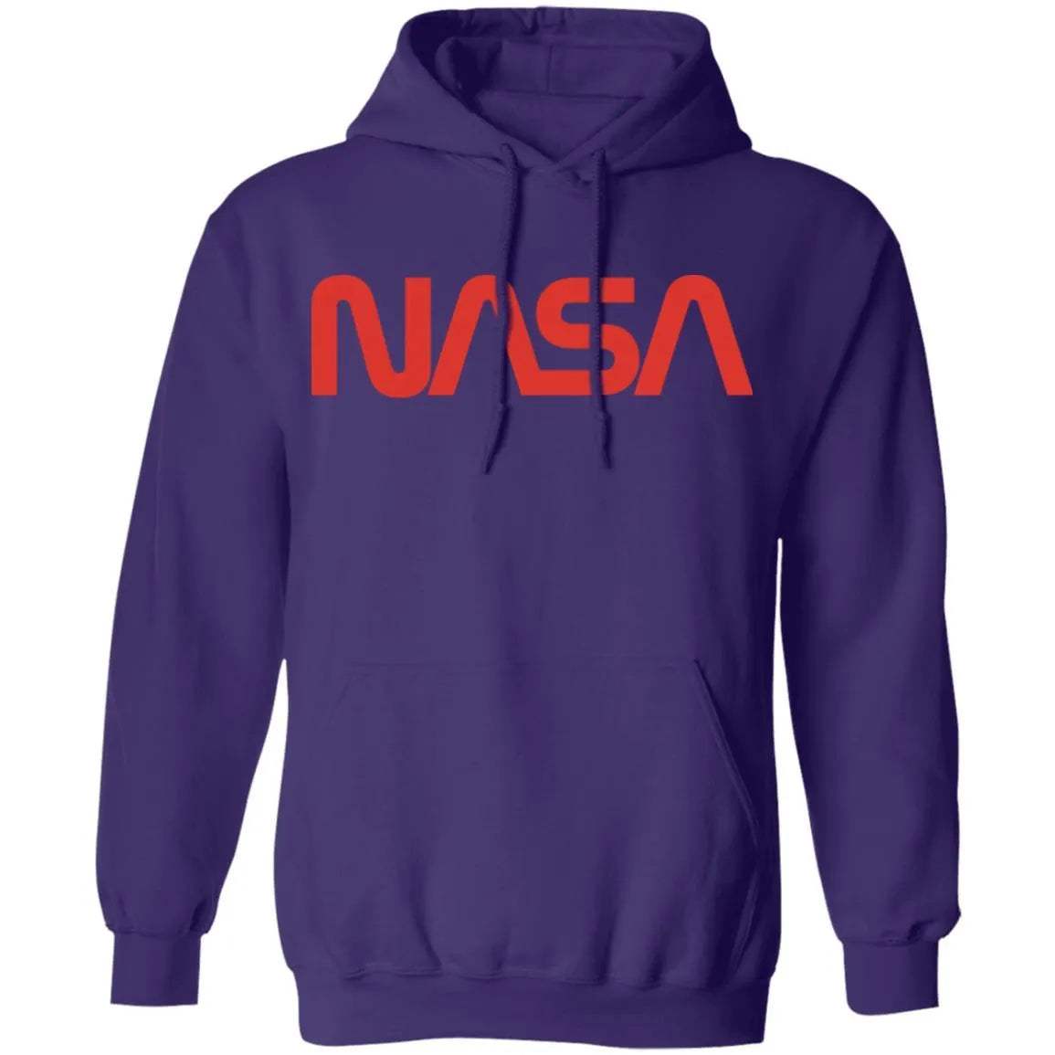 Nasa Hoodie Mens Red - WeCustomit