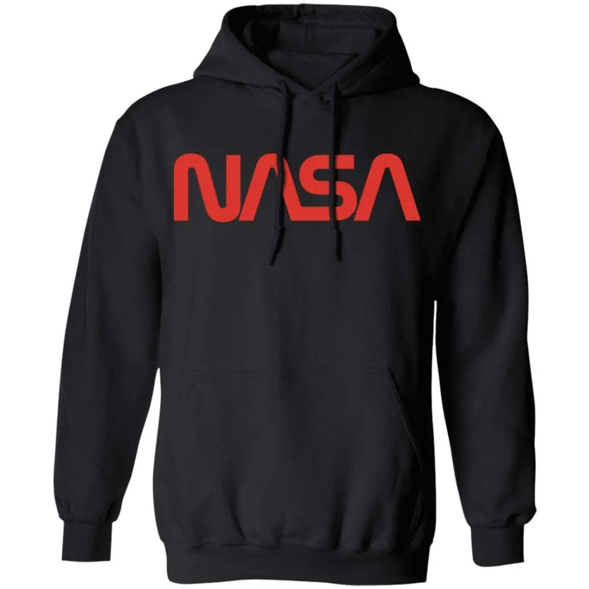 Nasa Hoodie Mens Red - WeCustomit