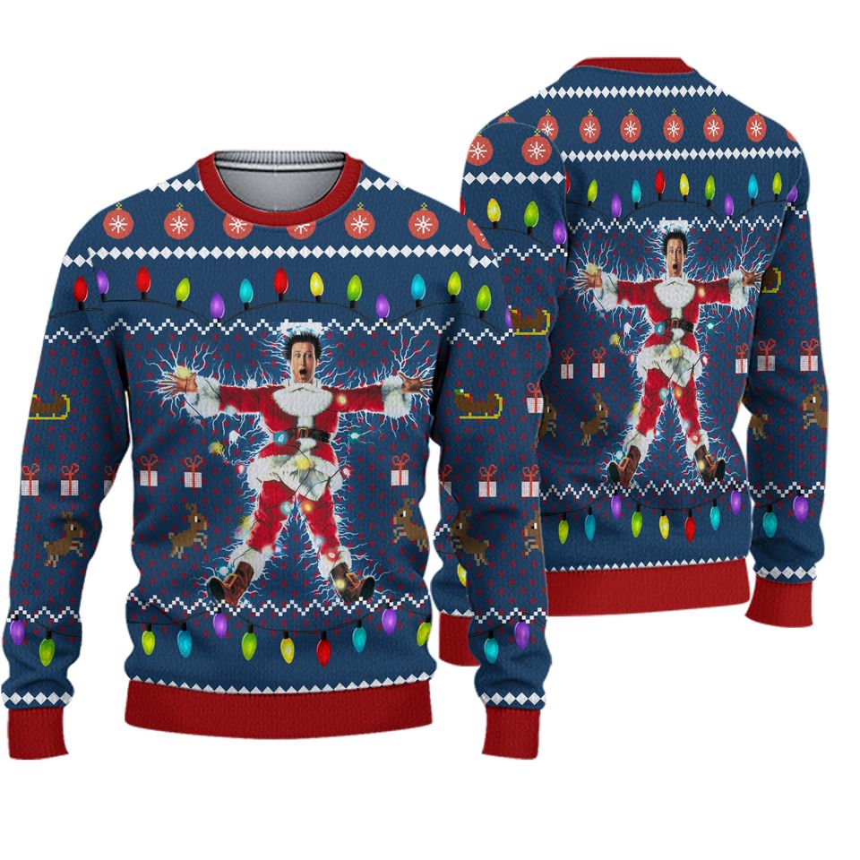 National Lampoon's Christmas Vacation Ugly Christmas Sweater For Men & Women Christmas Gift Sweater PT904 - WeCustomit