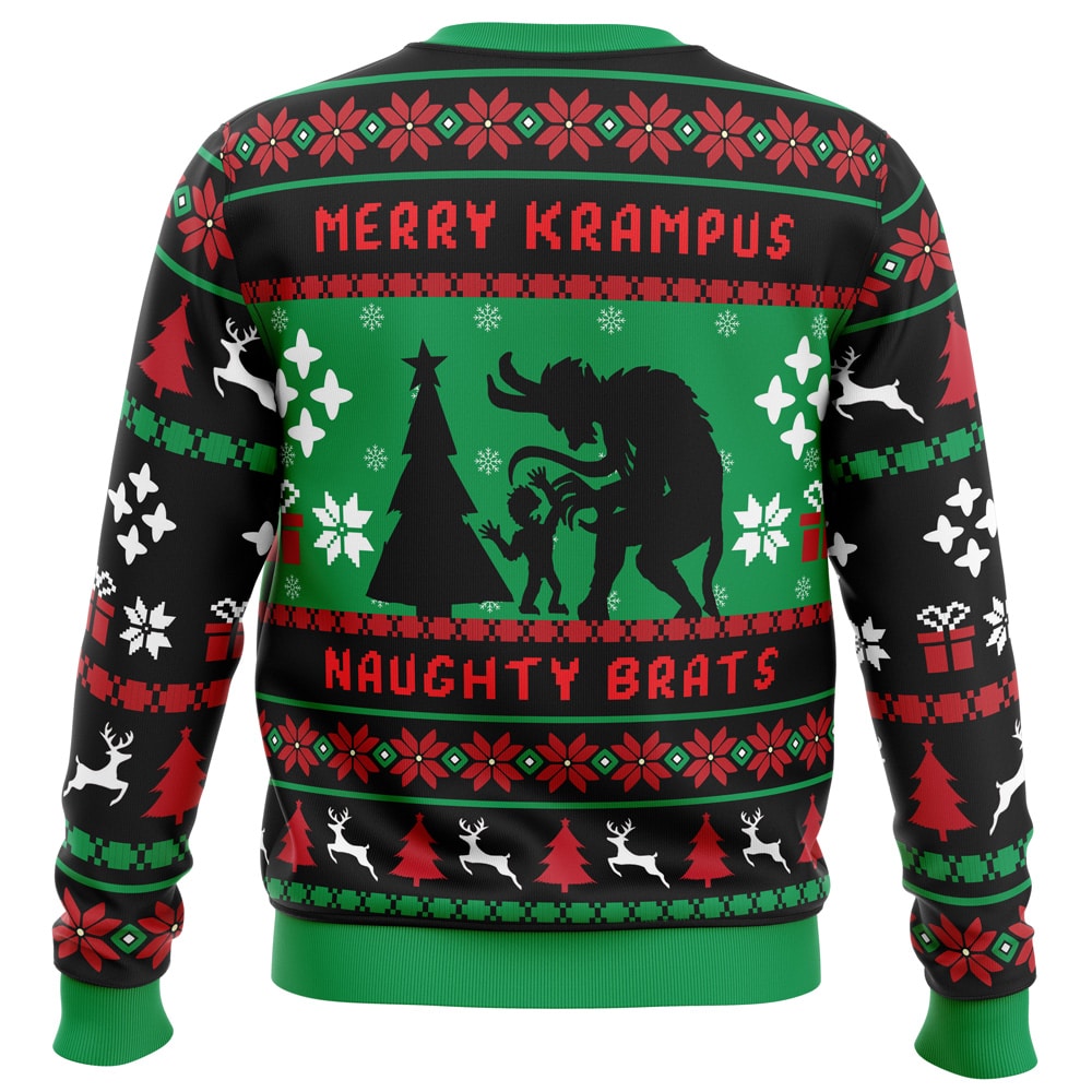 Naughty Brats Krampus Ugly Christmas Sweater - WeCustomit