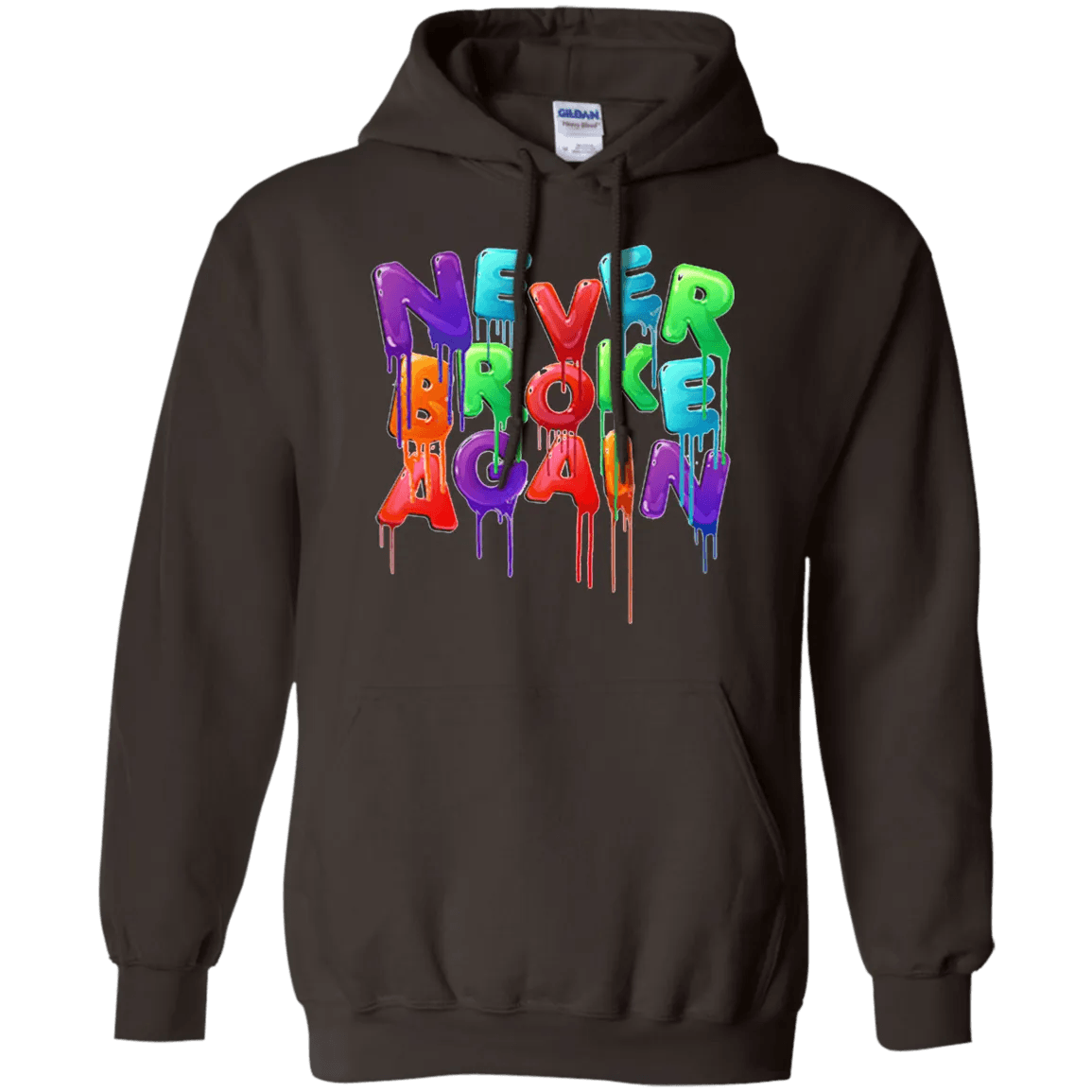 Never Broke Again Hoodie Colorful - WeCustomit