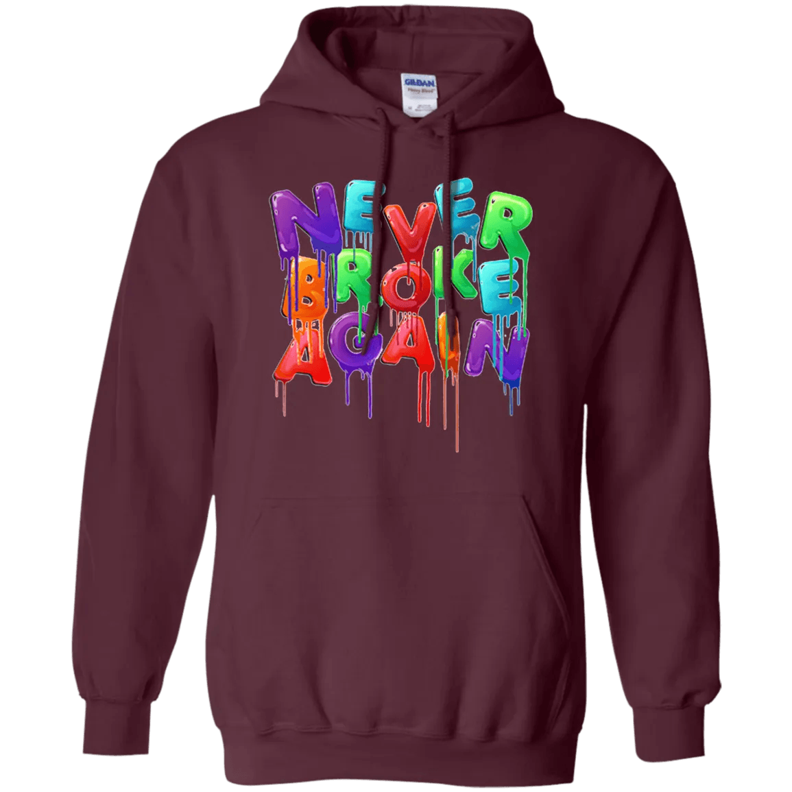 Never Broke Again Hoodie Colorful - WeCustomit