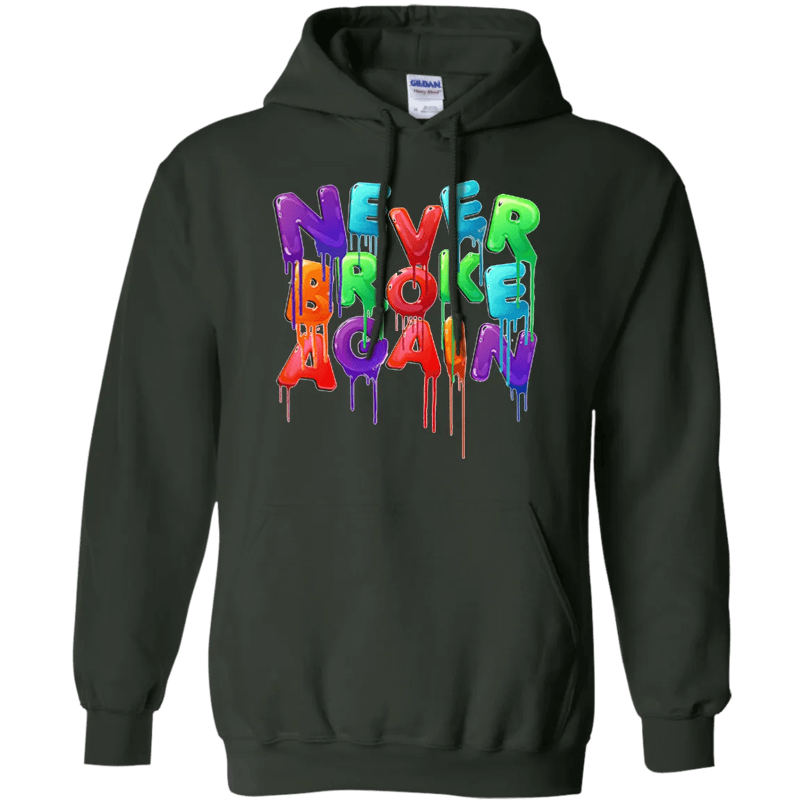 Never Broke Again Hoodie Colorful - WeCustomit