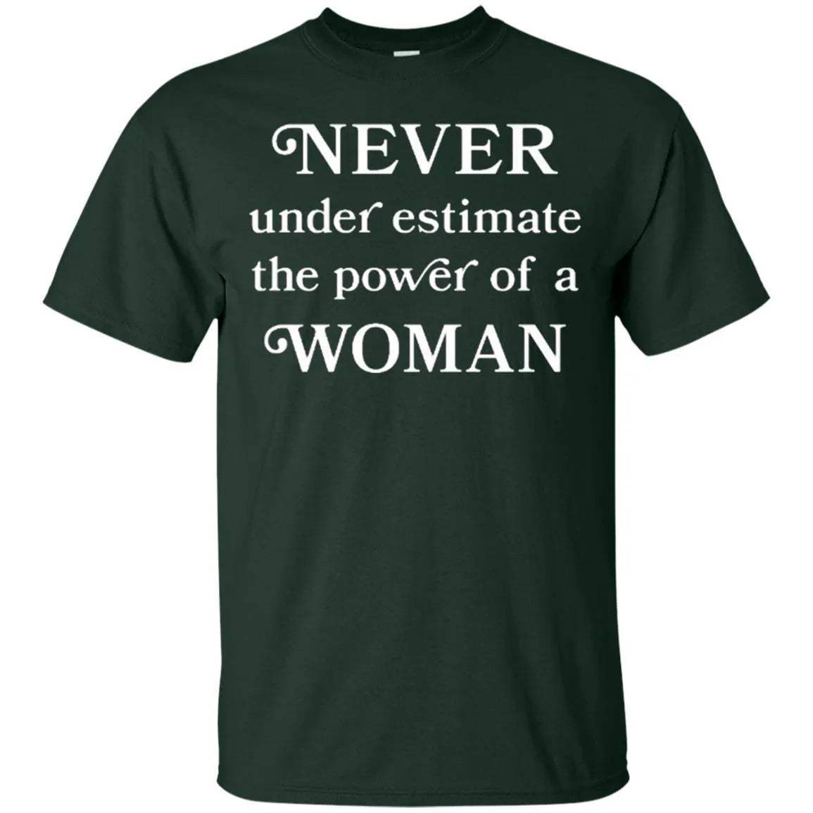 Never Underestimate The Power Of A Woman Shirt - WeCustomit
