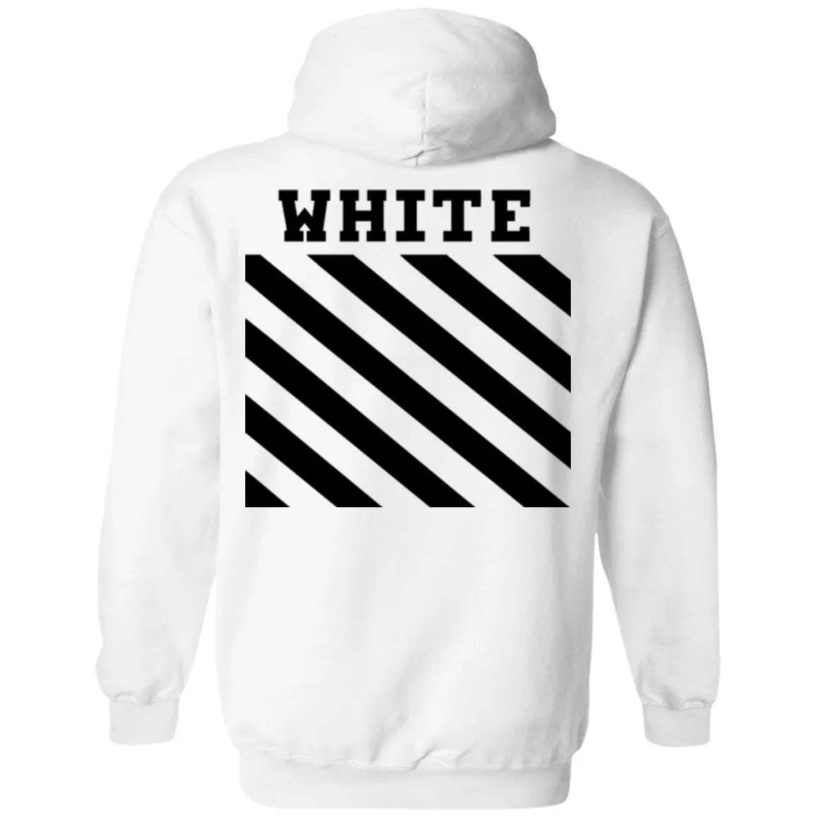 Off White Hoodie Black - WeCustomit