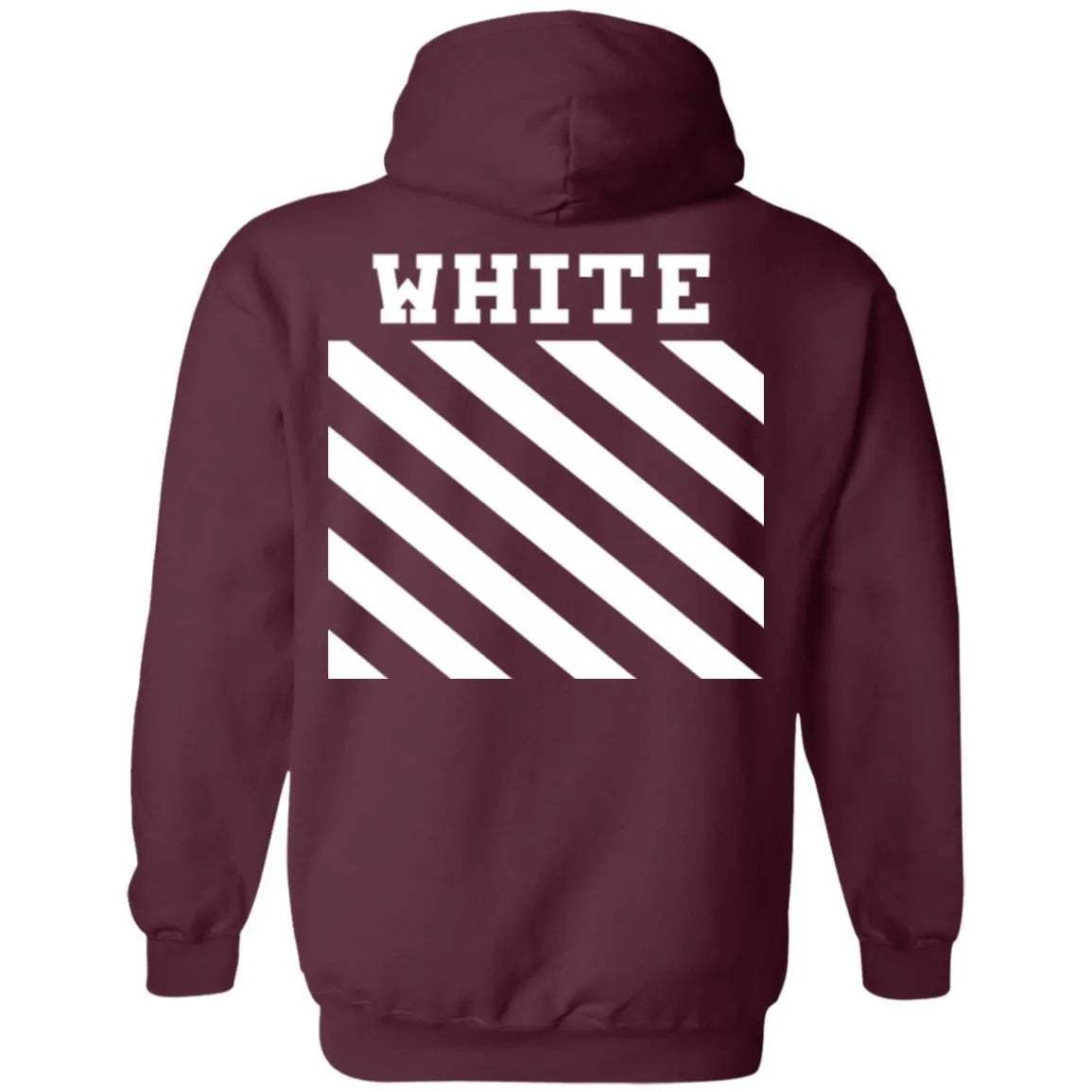 Off White Hoodie White - WeCustomit