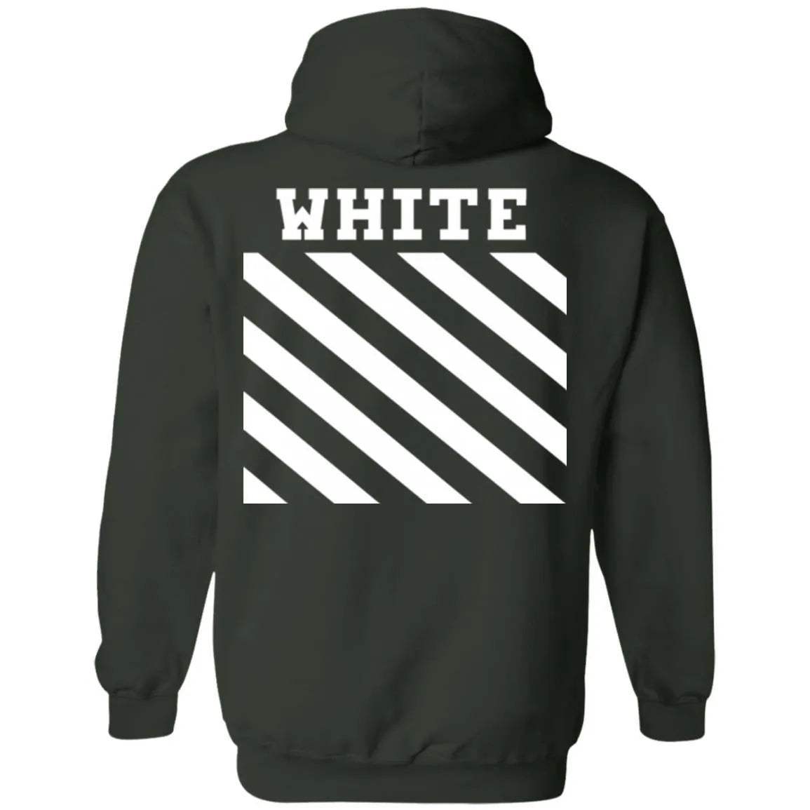 Off White Hoodie White - WeCustomit