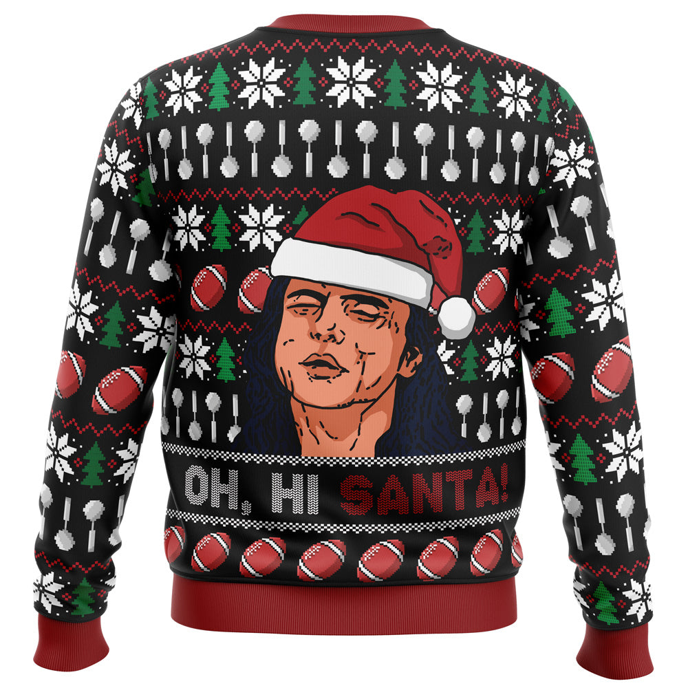 Oh Hi Santa The Room Ugly Christmas Sweater - WeCustomit