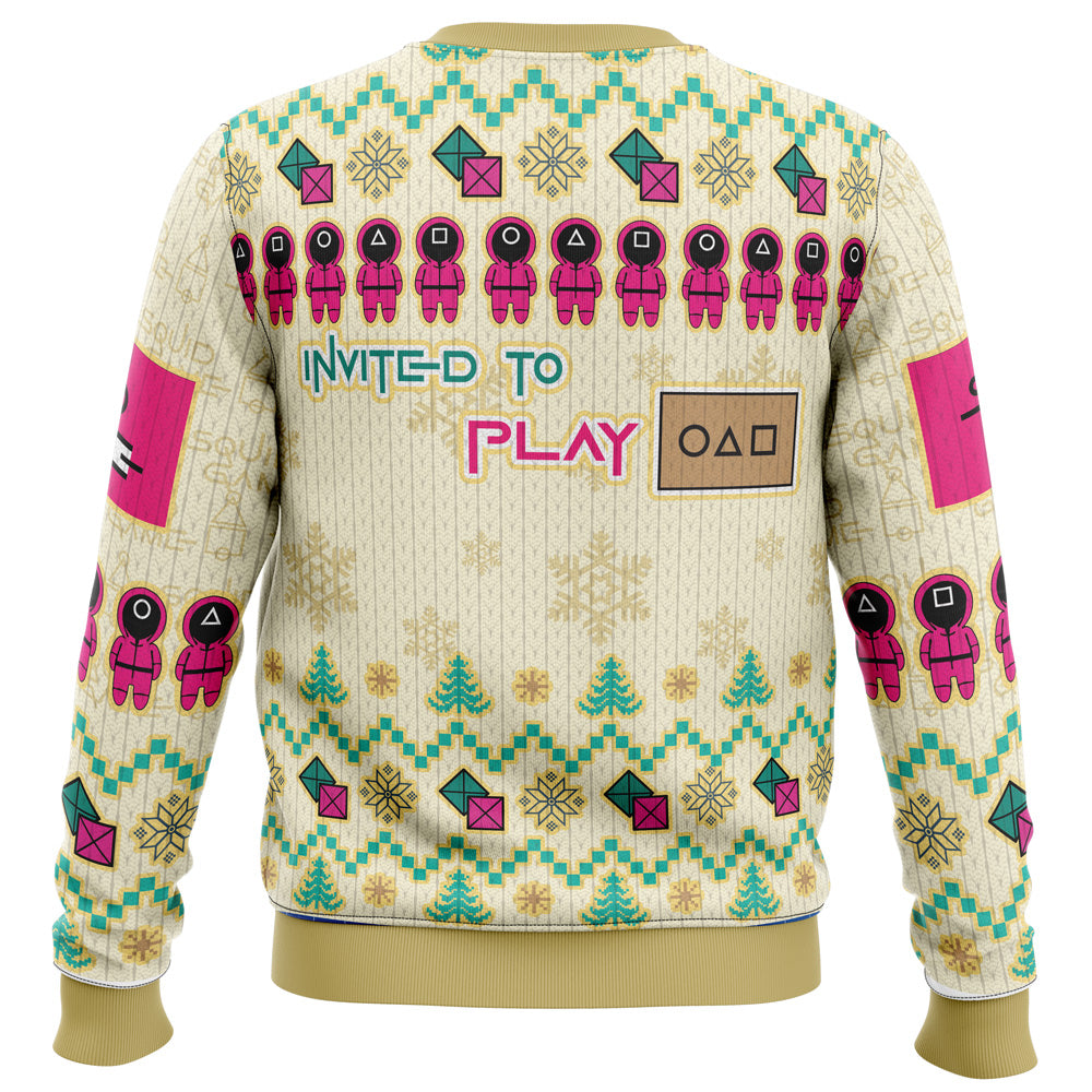 On the First Day of Christmas Squid Game Christmas Sweater - WeCustomit