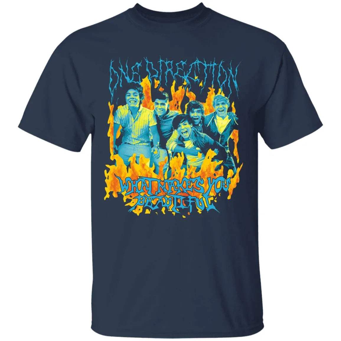 One Direction Metal Shirt - WeCustomit