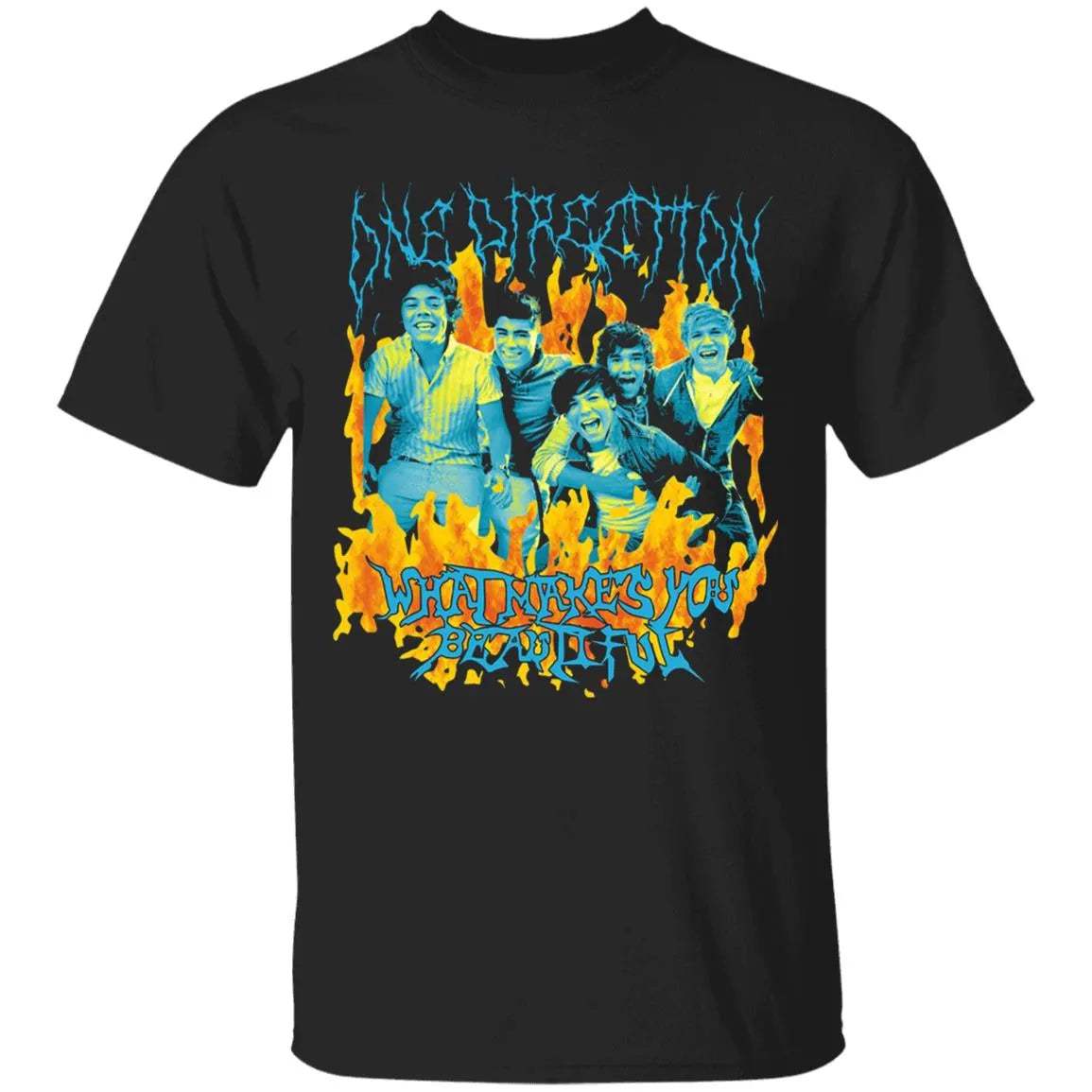 One Direction Metal Shirt - WeCustomit