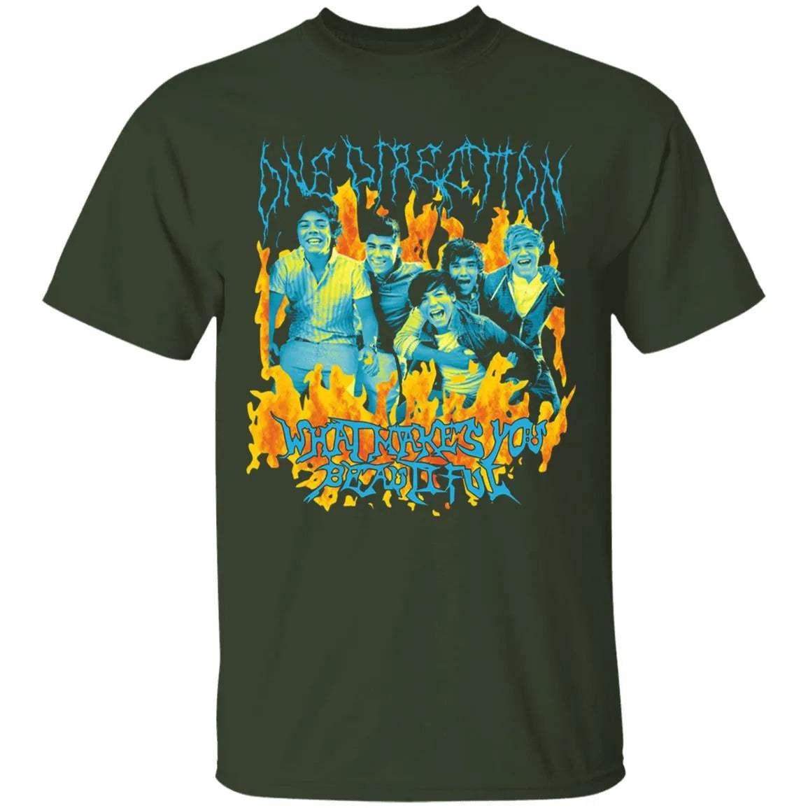 One Direction Metal Shirt - WeCustomit