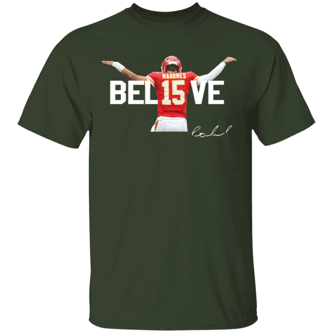 Patrick Mahomes Believe Shirt - WeCustomit