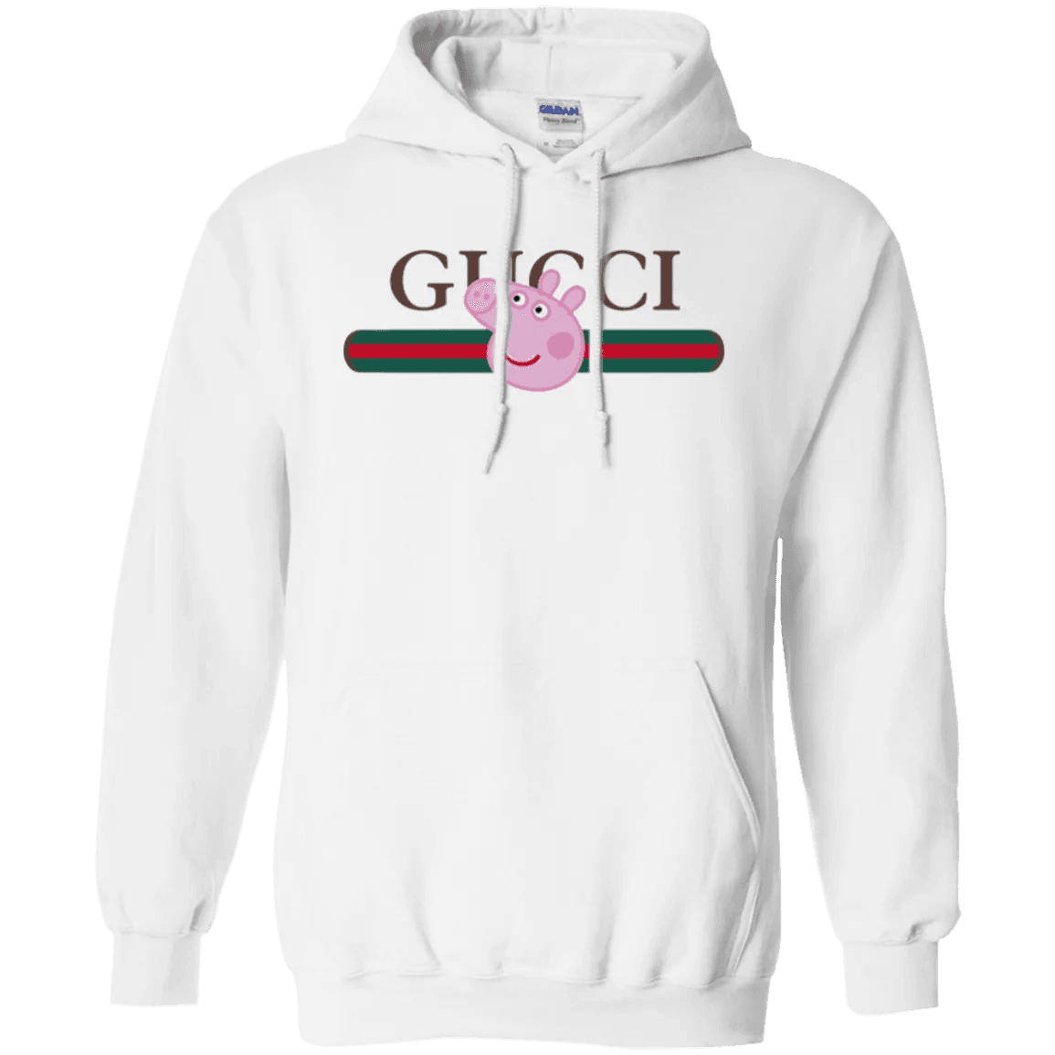 Peppa Pig Gucci Hoodie White - WeCustomit
