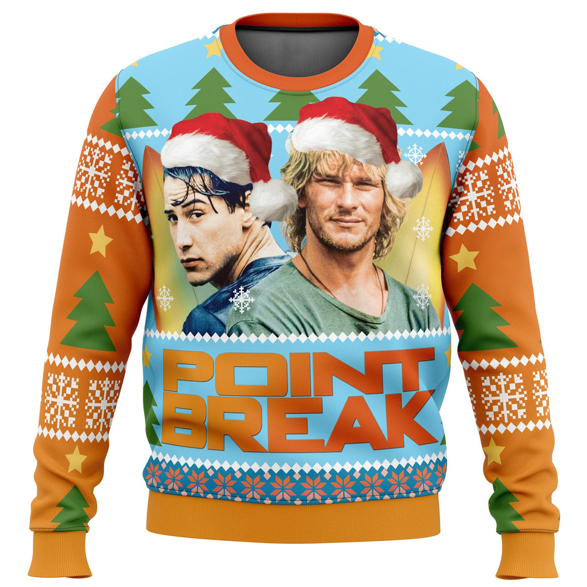 Point Break Ugly Christmas Sweater - WeCustomit