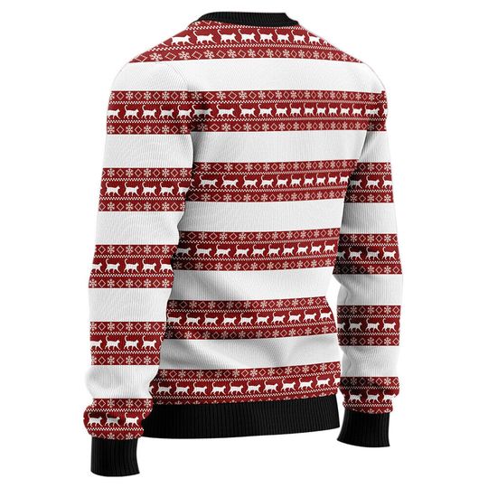 Black Cat Snowflake Merry Christmas Ugly Christmas Sweater For Men & Women Christmas Gift Sweater PT1350 - WeCustomit