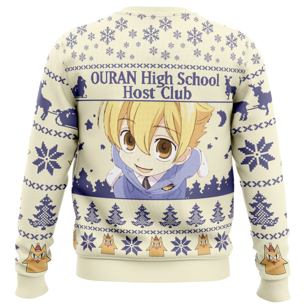 Santa, How Much Do I Have To Pay You Ouran High School Host Club Ugly Christmas Sweater - WeCustomit
