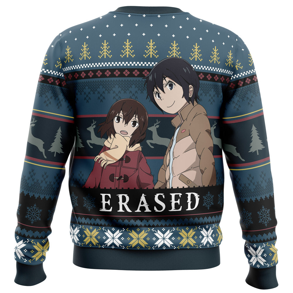 Satoru And Kayo Erased Ugly Christmas Sweater - WeCustomit