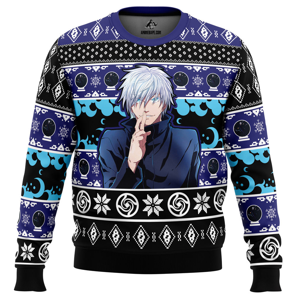 Satoru Gojo Domain Expansion Jujutsu Kaisen Ugly Christmas Sweater - WeCustomit