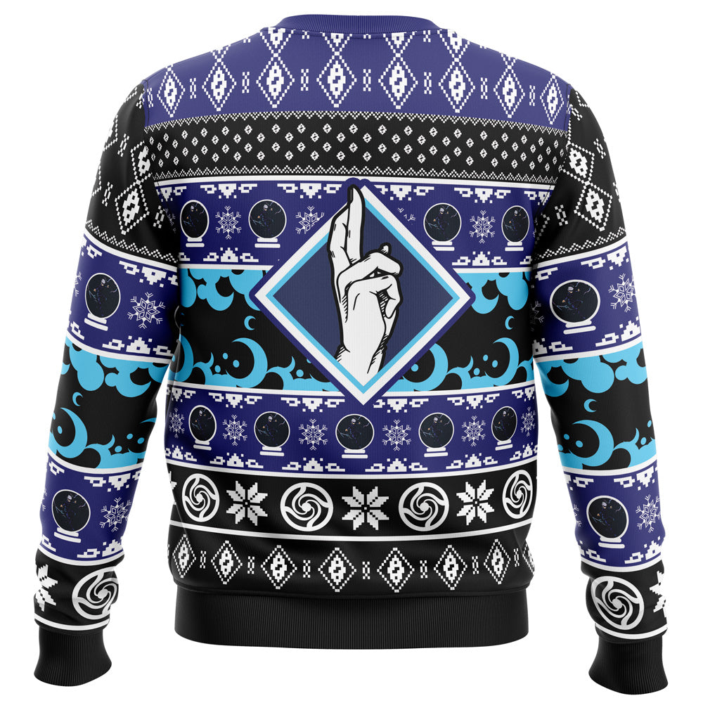 Satoru Gojo Domain Expansion Jujutsu Kaisen Ugly Christmas Sweater - WeCustomit