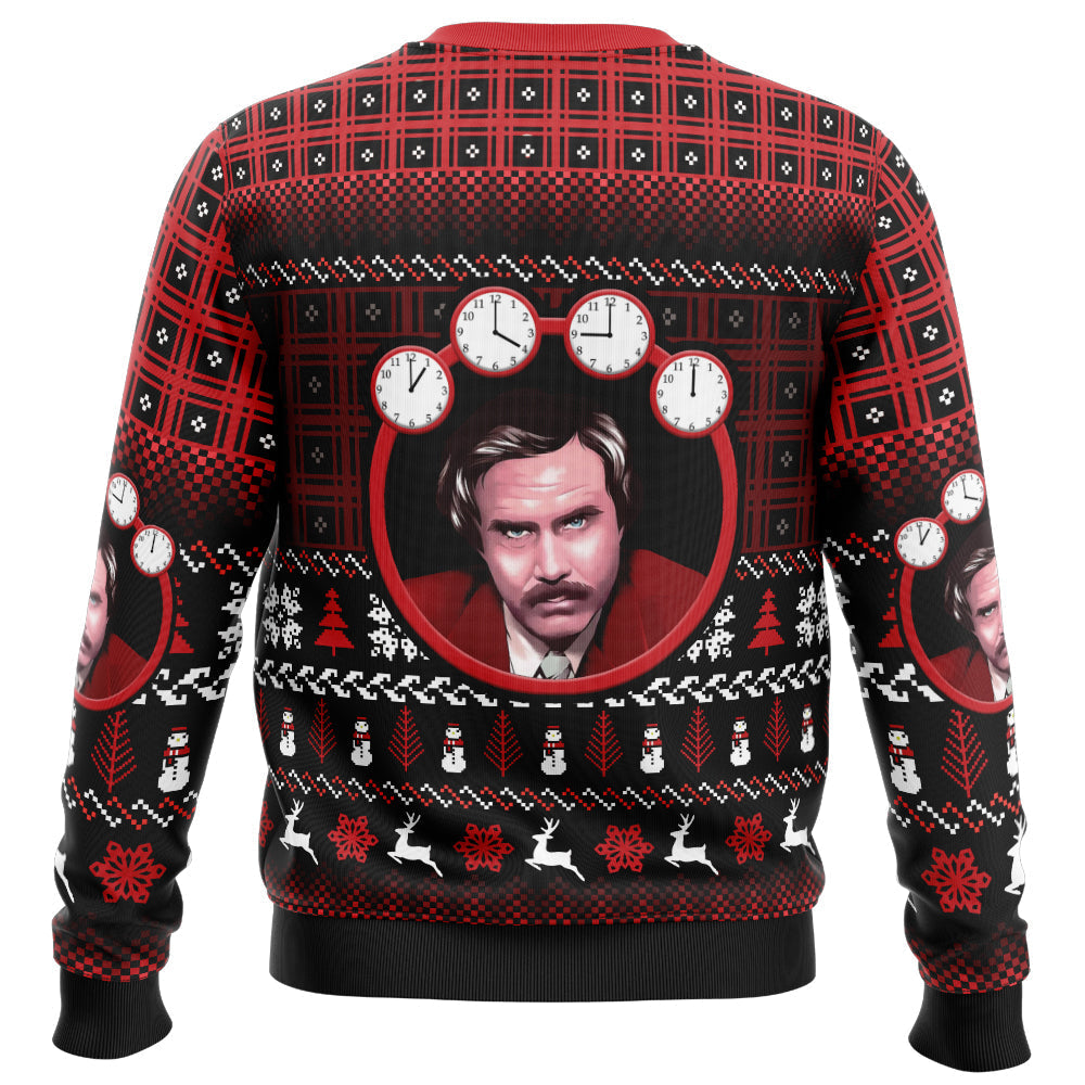 Say Whhhhaaat Anchorman Ugly Christmas Sweater - WeCustomit