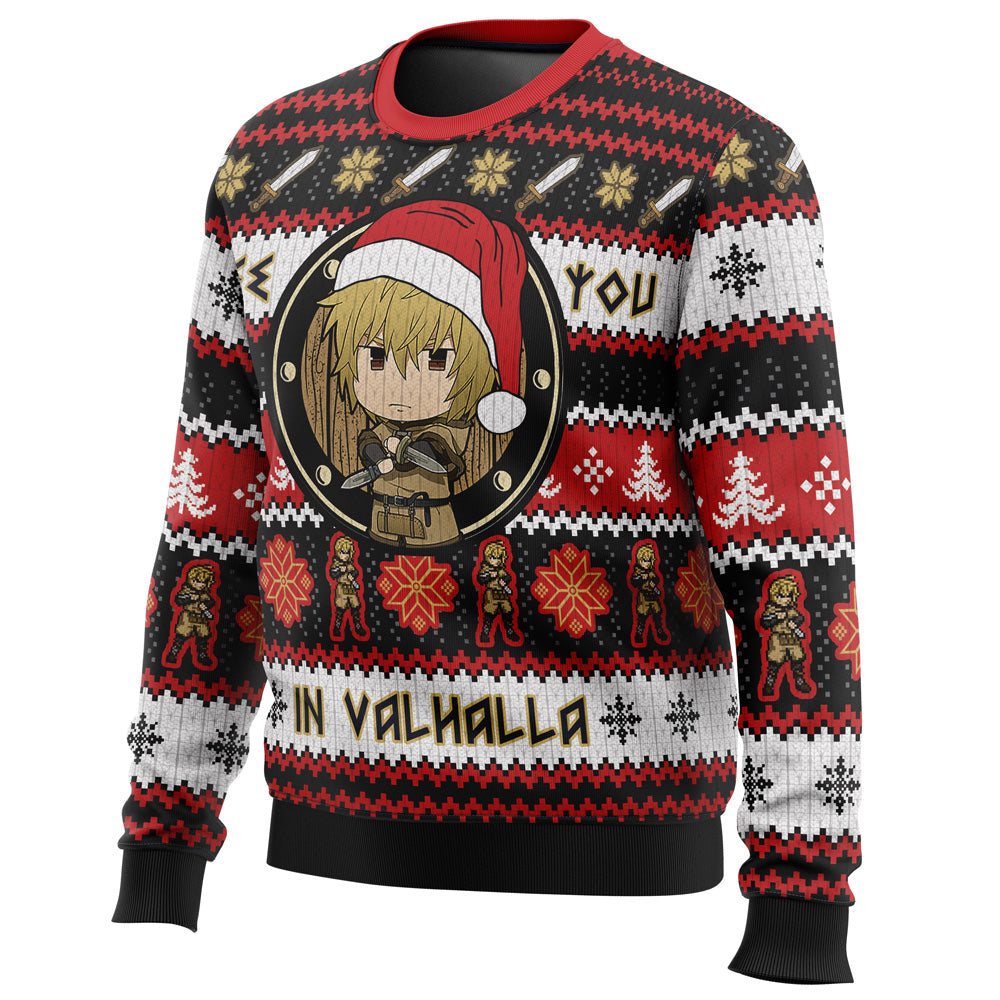 See You in Valhalla Vinland Saga Christmas Sweater - WeCustomit