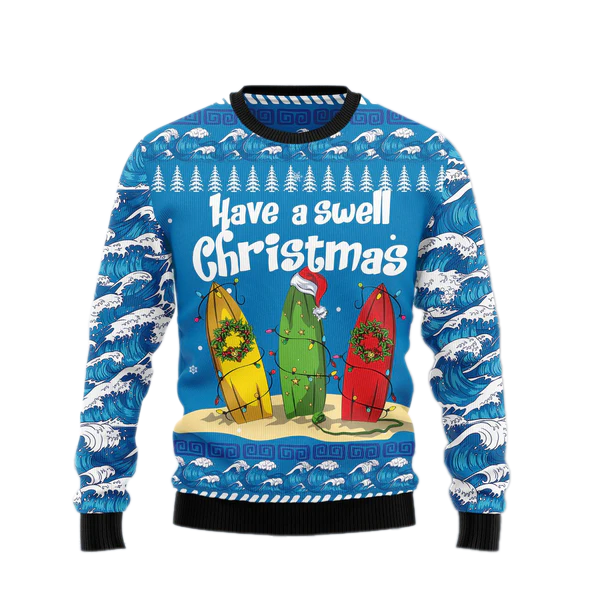 Santa Fist Christmas Ugly Christmas Sweater For Men & Women Christmas Gift Sweater US1438 - WeCustomit