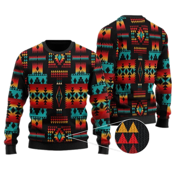 Native American Ugly Christmas Sweater For Men & Women Christmas Gift Sweater US1612 - WeCustomit