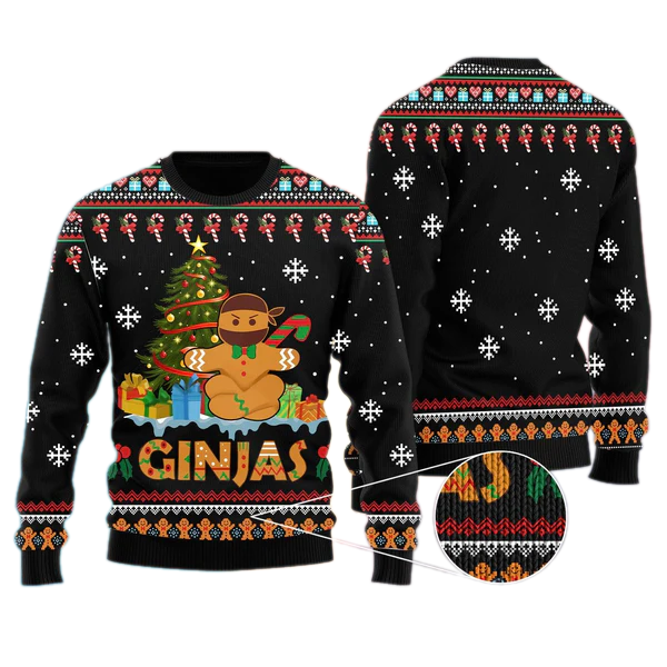 Cookie Christmas Ugly Christmas Sweater For Men & Women Christmas Gift Sweater US1645 - WeCustomit