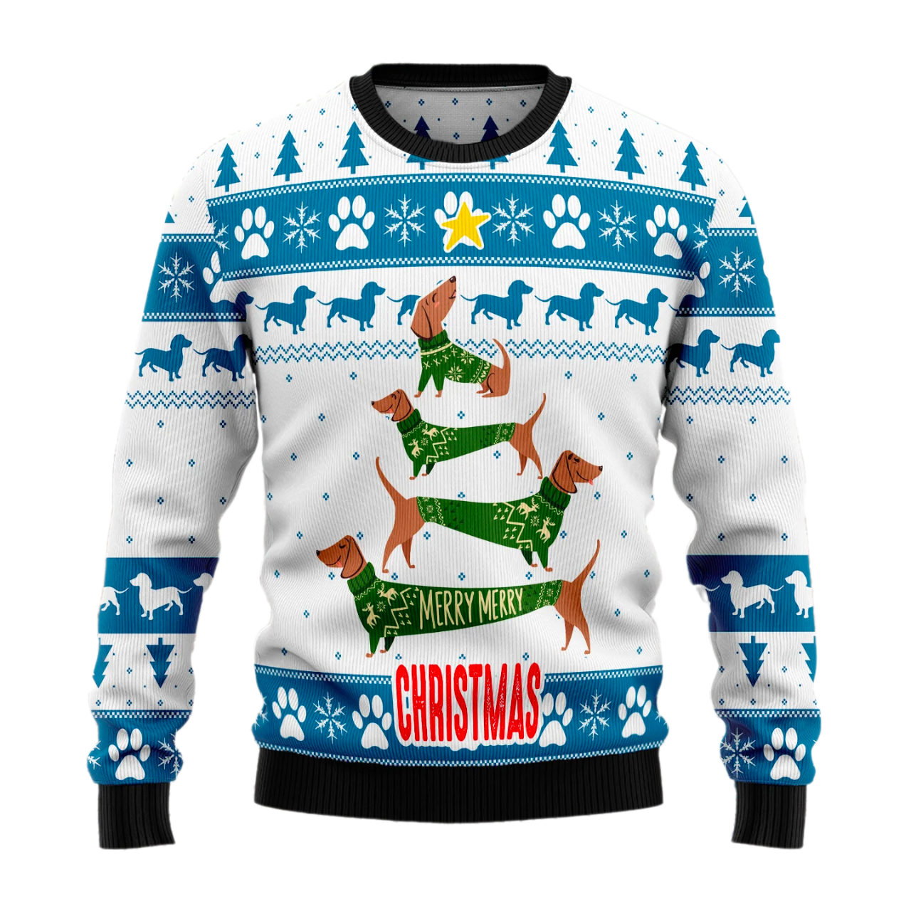 Cute Dog Ugly Christmas Sweater For Men & Women Christmas Gift Sweater US1705 - WeCustomit