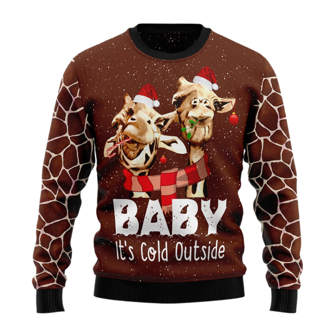 Funny Giraffe Ugly Christmas Sweater For Men & Women Christmas Gift Sweater US1530 - WeCustomit
