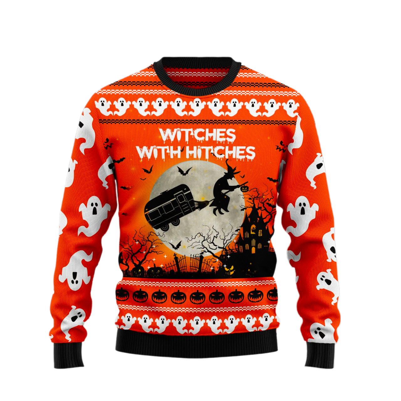 Witch Ugly Halloween Sweater For Men & Women Halloween Gift Sweater US1022 - WeCustomit