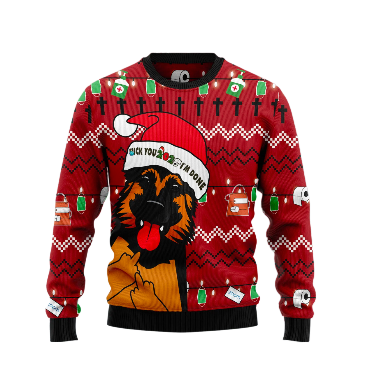 Funny Dog Ugly Christmas Sweater For Men & Women Christmas Gift Sweater US1845 - WeCustomit