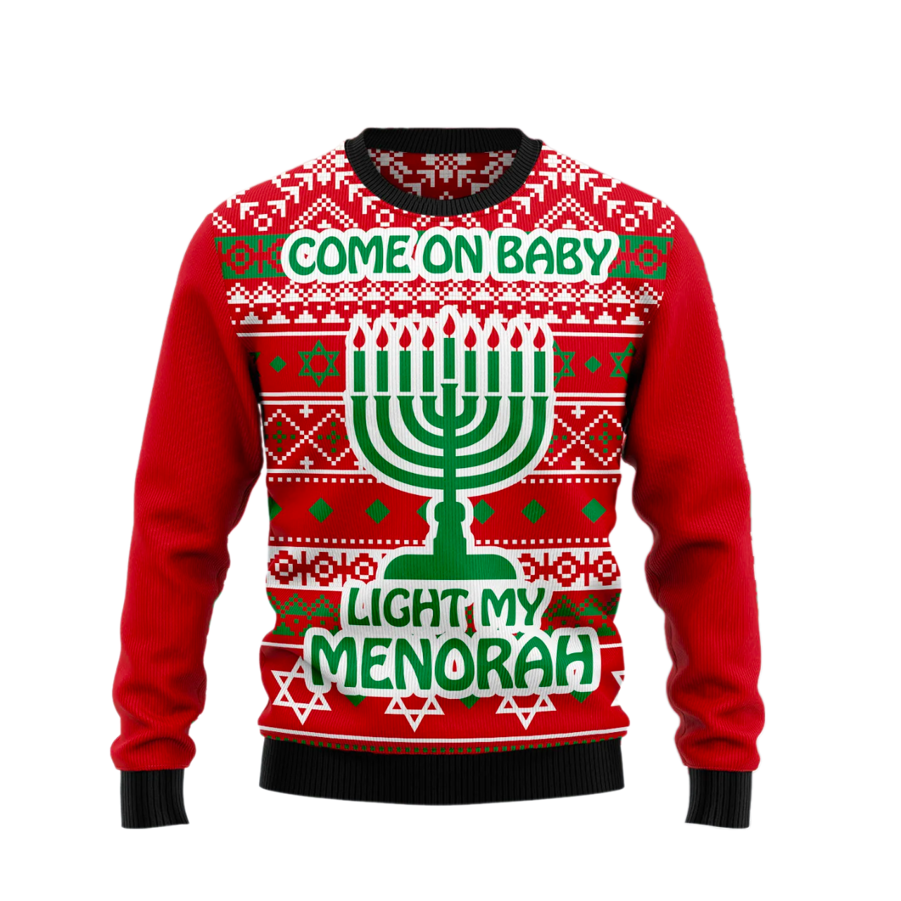 Come On Baby Ugly Christmas Sweater For Men & Women Christmas Gift Sweater US1886 - WeCustomit