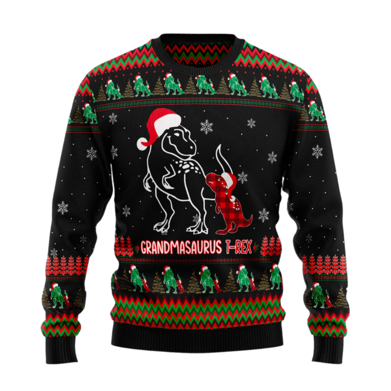 Grandmasaurus Ugly Christmas Sweater For Men & Women Christmas Gift Sweater US1895 - WeCustomit
