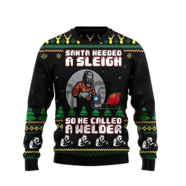 Santa Needed A Sleigh Ugly Christmas Sweater For Men & Women Christmas Gift Sweater US1978 - WeCustomit