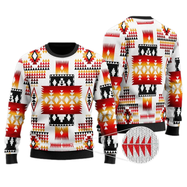 Native American Tribes Ugly Christmas Sweater For Men & Women Christmas Gift Sweater US1995 - WeCustomit