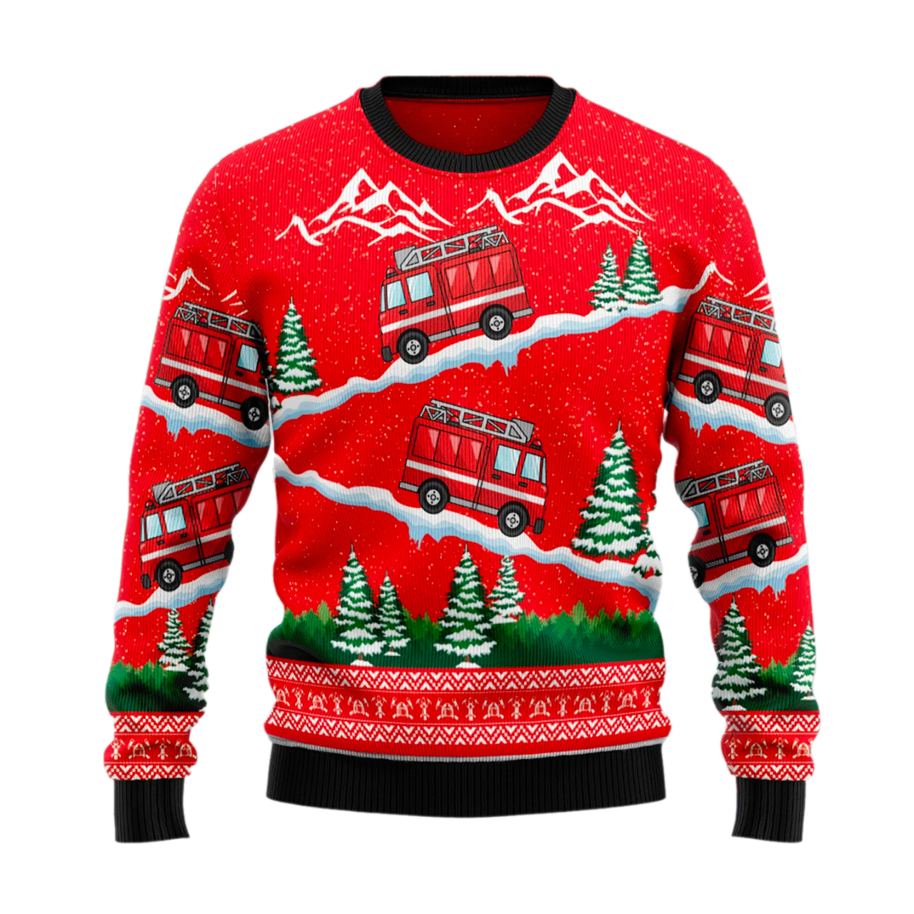 Firefighter Ugly Christmas Sweater For Men & Women Christmas Gift Sweater US1939 - WeCustomit
