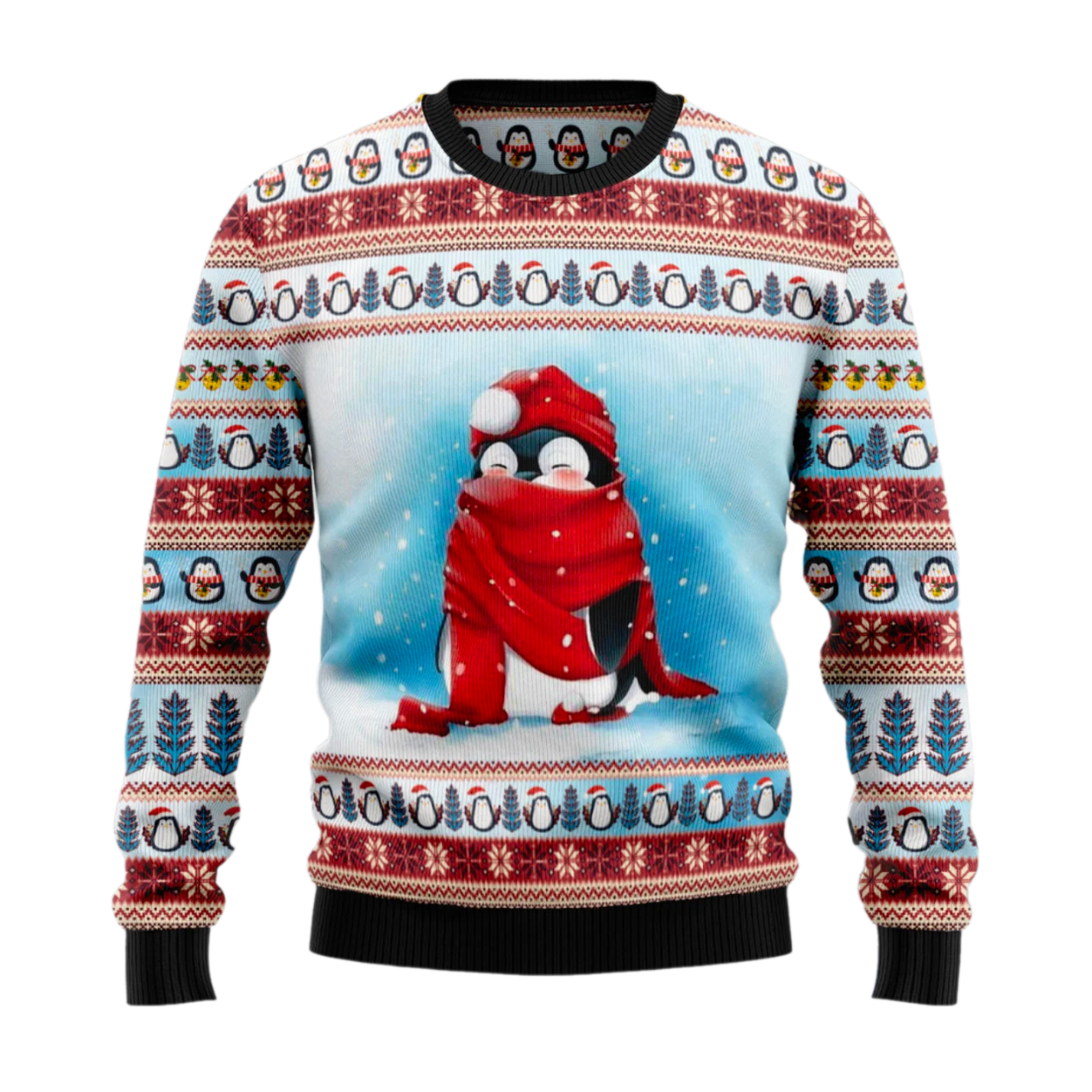 Love Penguin Ugly Christmas Sweater For Men & Women Christmas Gift Sweater US2112 - WeCustomit