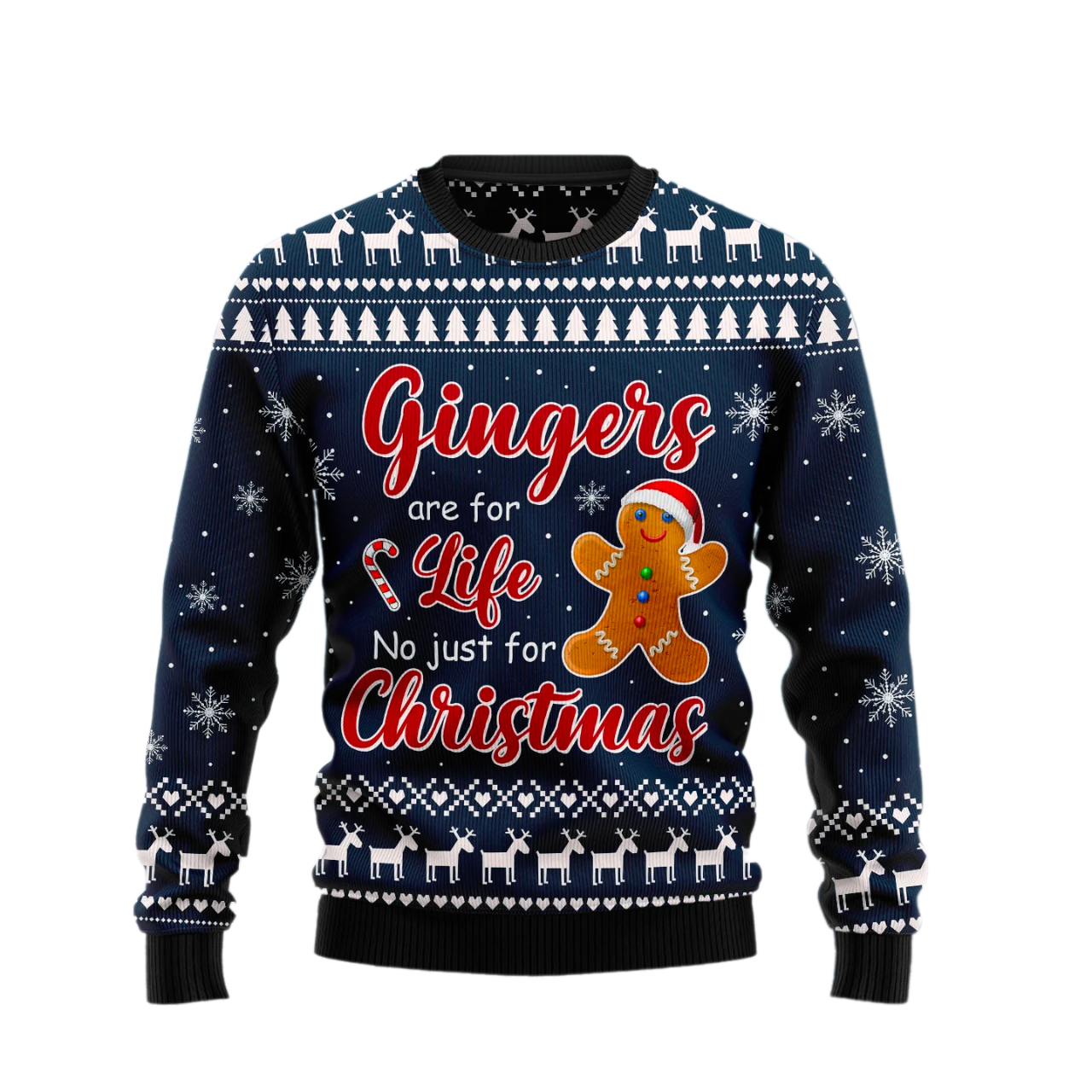 Gingers Are for Life Not Just For Christmas Ugly Christmas Sweater For Men & Women Christmas Gift Sweater US2159 - WeCustomit