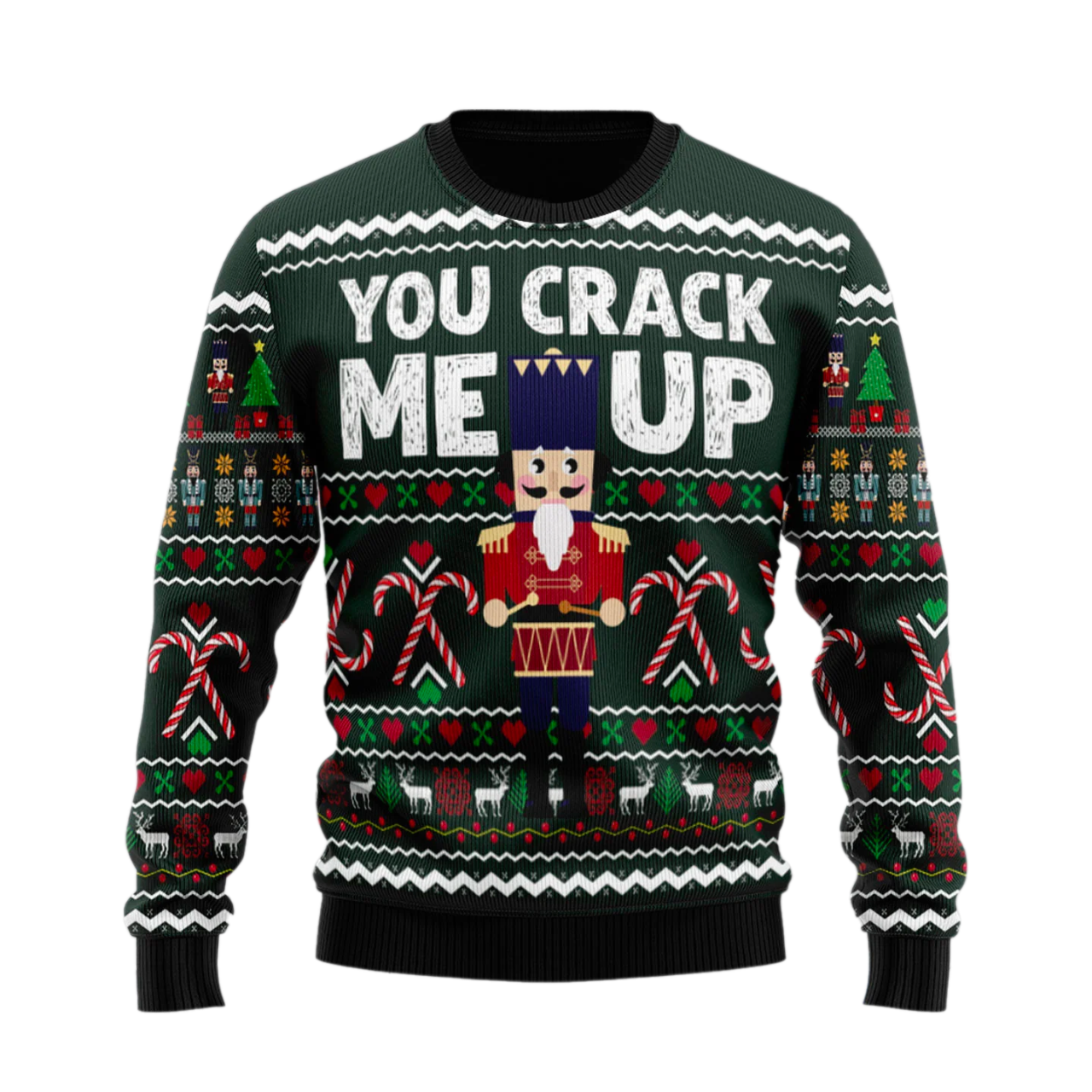 You Crack Me Up Ugly Christmas Sweater For Men & Women Christmas Gift Sweater US21566 - WeCustomit