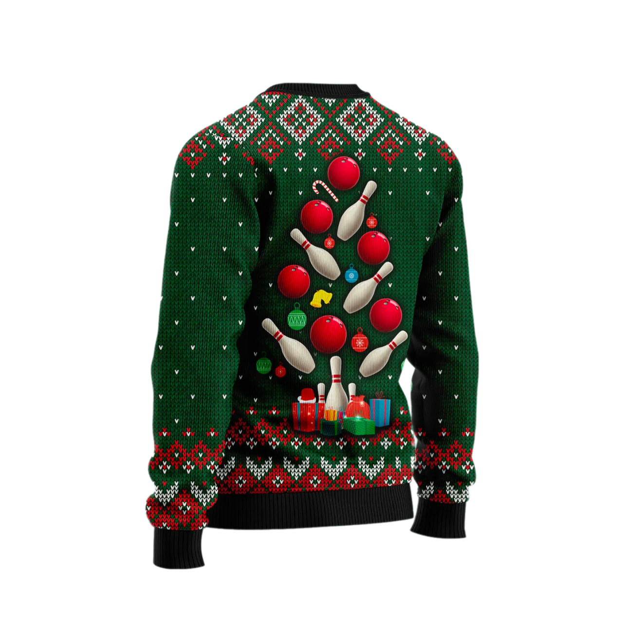 Bowling Rollin' With My Snowmies Ugly Christmas Sweater For Men & Women Christmas Gift Sweater US2464 - WeCustomit