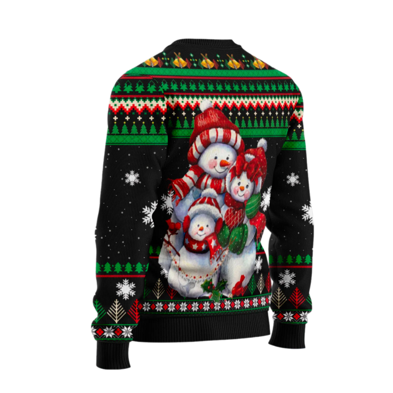 Lovely Snowman Ugly Christmas Sweater For Men & Women Christmas Gift Sweater US2476 - WeCustomit
