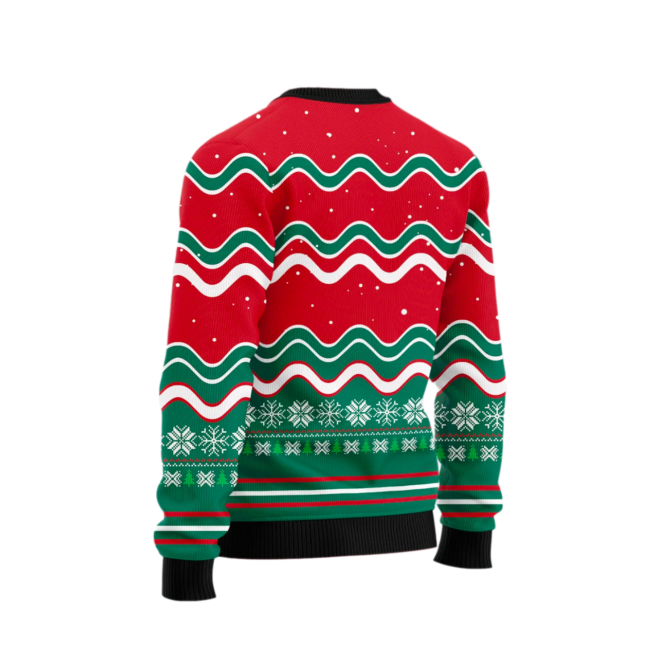 Black Cat Christmas Tree Ugly Christmas Sweater For Men & Women Christmas Gift Sweater US2477 - WeCustomit